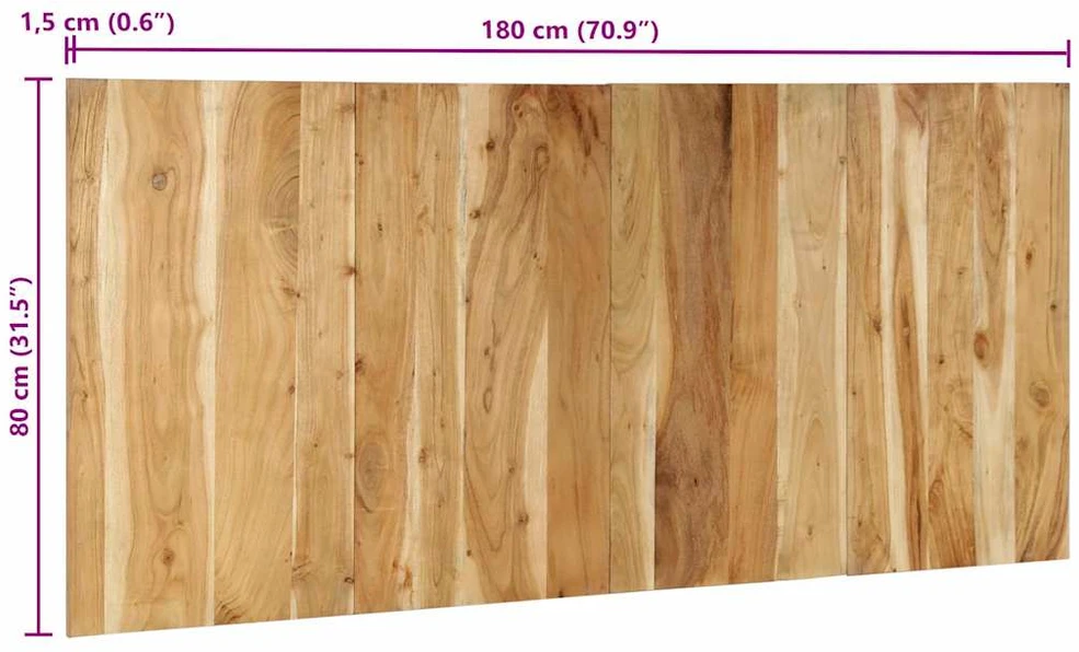 galvūgalis 180 cm Akacijos masyvo