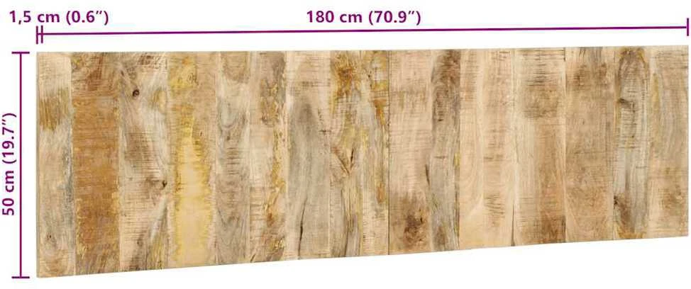 galvūgalis 180 cm Tvirtas neapdorotas medis Mango