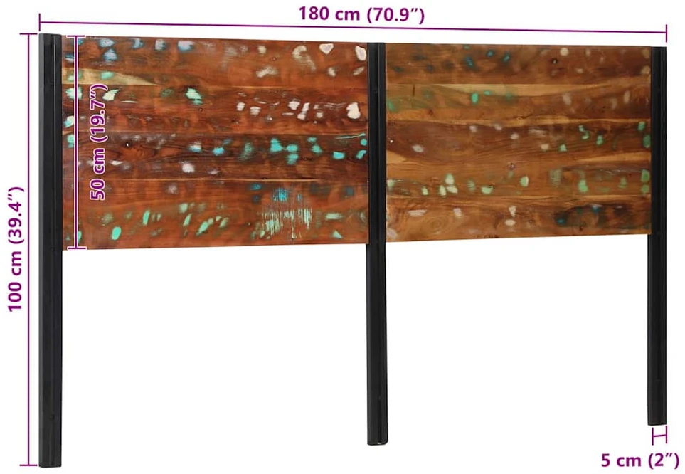 Galvūgalis, 180cm, perdirbta mediena ir geležis