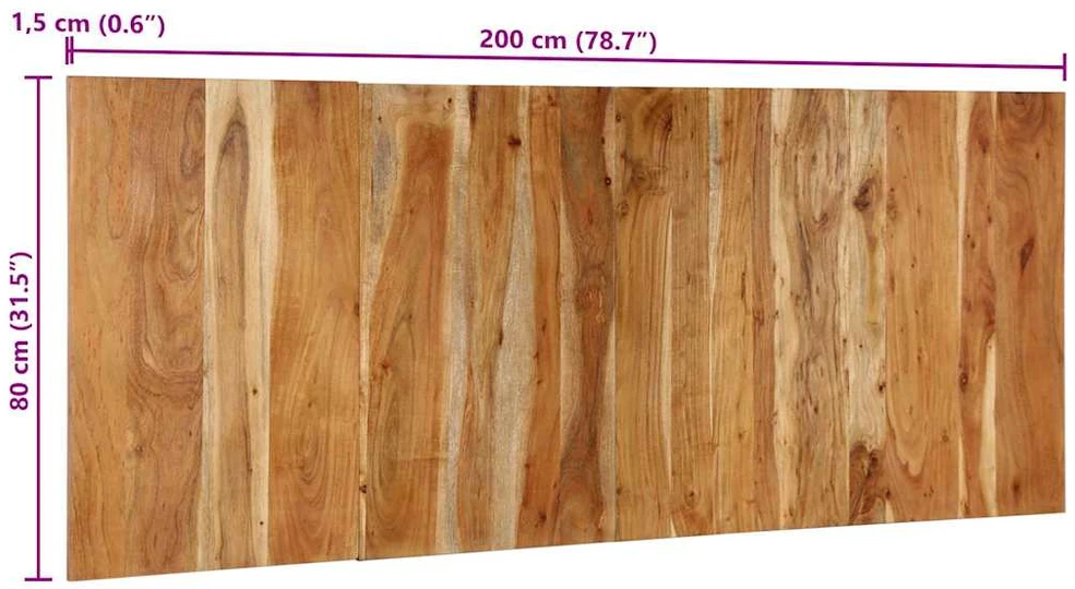 Lova galvūgalis 200 cm Akacijos masyvo