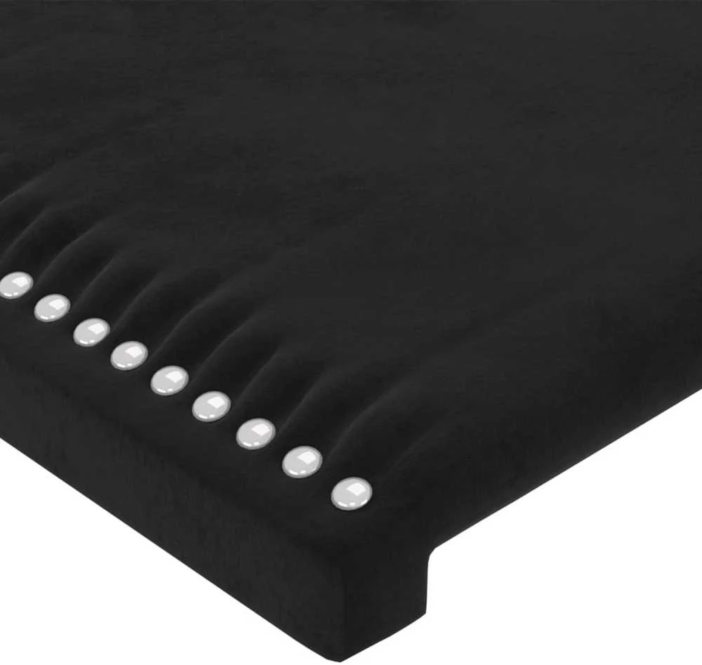 Galvūgalis, 2vnt. juodos spalvos, 90x5x78/88cm, aksomas