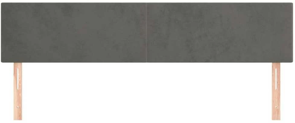 Galvūgalis, 2vnt.,tamsiai pilkos spalvos,100x5x78/88cm, aksomas
