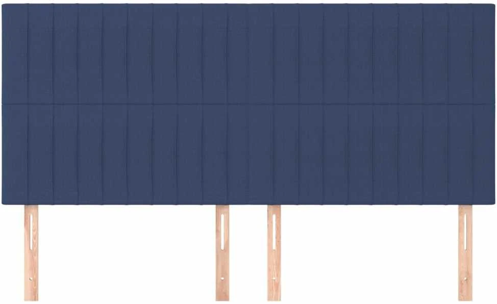 Galvūgalis, 4vnt., mėlynos spalvos, 80x5x78/88cm, audinys