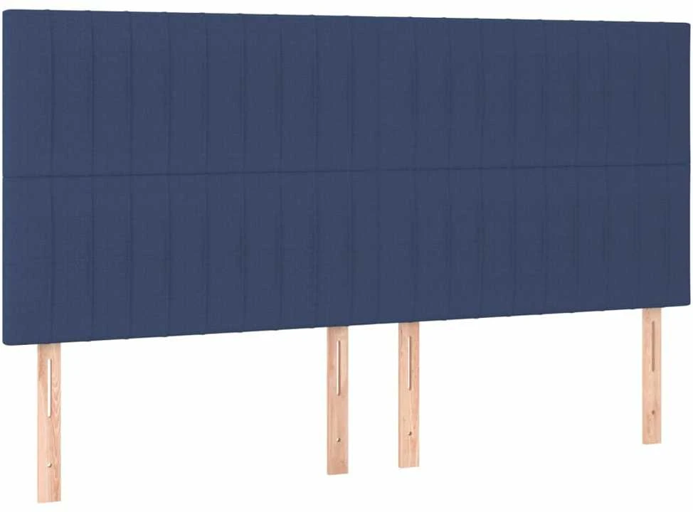 Galvūgalis, 4vnt., mėlynos spalvos, 80x5x78/88cm, audinys