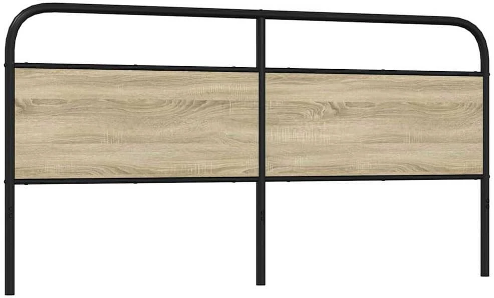 Pakaitinis galvūgalis, ąžuolo spalvos, 200 cm, plienas ir mediena