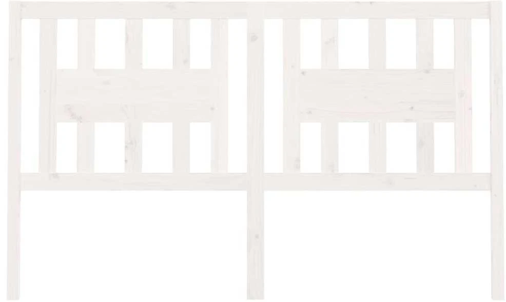 Galvūgalis, baltas, 146x4x100cm, pušies medienos masyvas