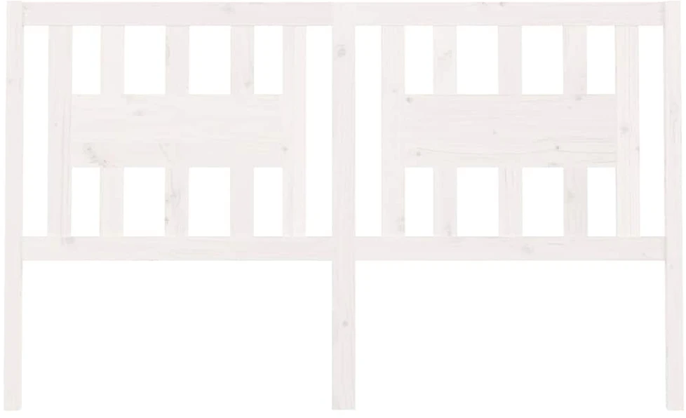 Galvūgalis, baltas, 146x4x100cm, pušies medienos masyvas