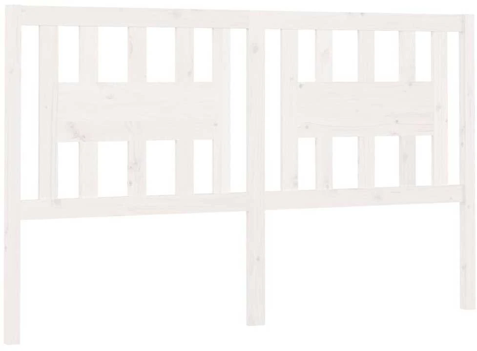 Galvūgalis, baltas, 146x4x100cm, pušies medienos masyvas