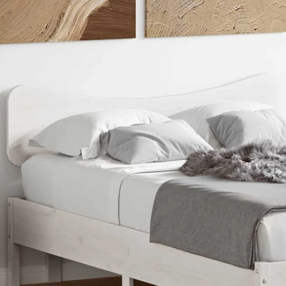 Galvūgalis, baltos spalvos, 120cm, pušies medienos masyvas