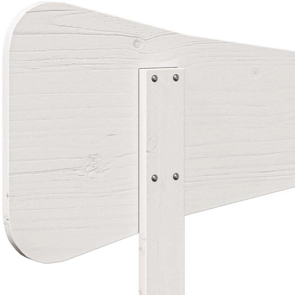 Galvūgalis, baltos spalvos, 120cm, pušies medienos masyvas