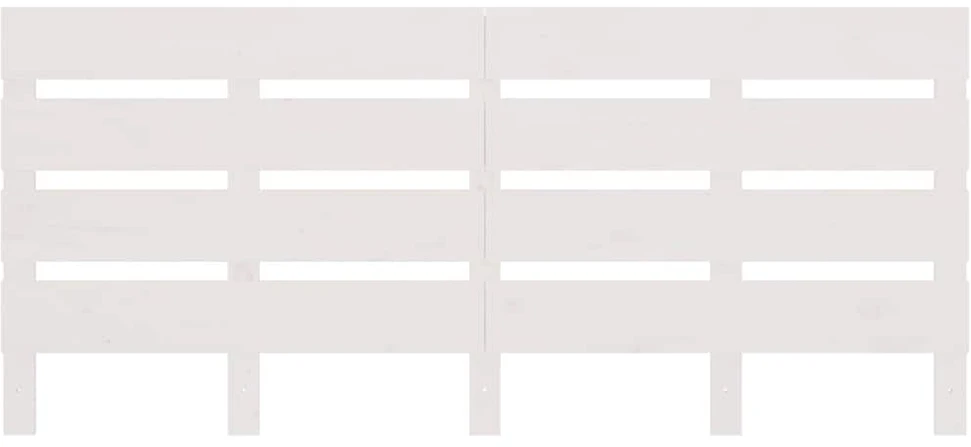 Galvūgalis, baltos spalvos, 120x3x80cm, pušies medienos masyvas