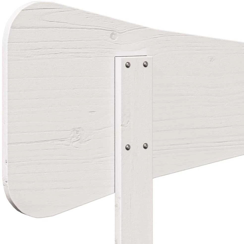 Galvūgalis, baltos spalvos, 135cm, pušies medienos masyvas