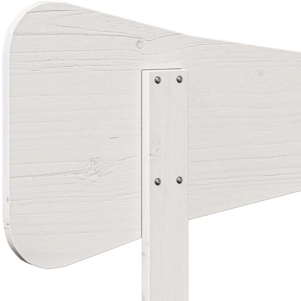 Galvūgalis, baltos spalvos, 140cm, pušies medienos masyvas