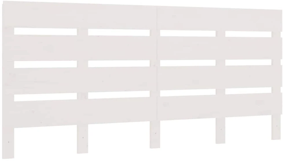 Galvūgalis, baltos spalvos, 160x3x80cm, pušies medienos masyvas