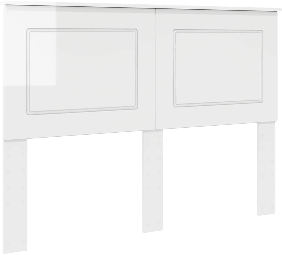 Galvūgalis Blizgus baltas 100 cm Dirbtinė mediena