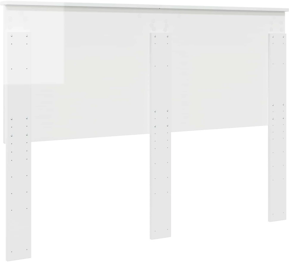 Galvūgalis Blizgus baltas 100 cm Dirbtinė mediena