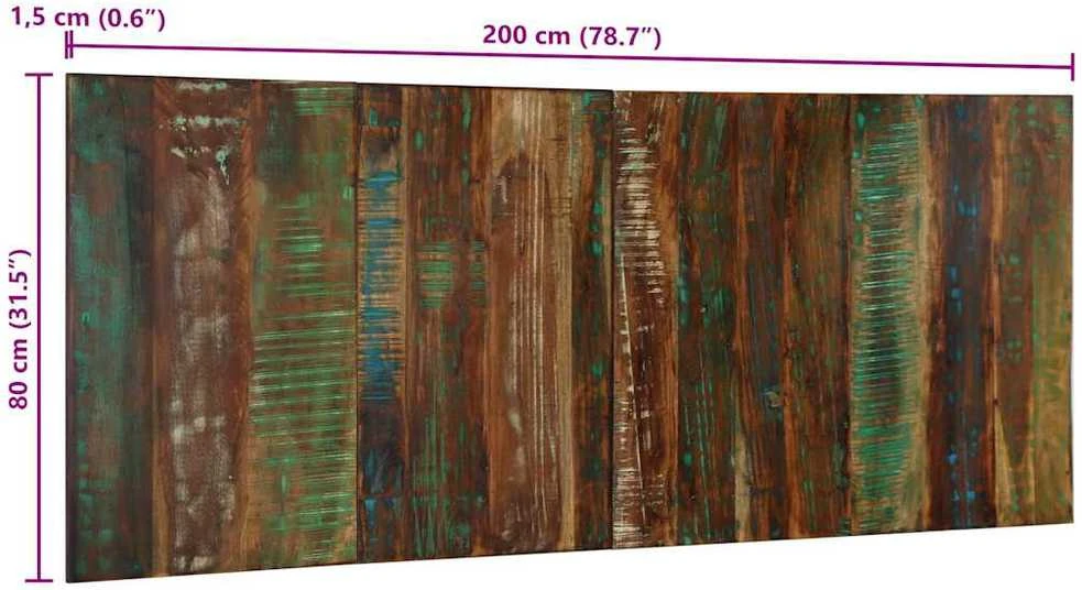 galvūgalis Daugiaspalvis 200 cm Regeneruota medžio masyva