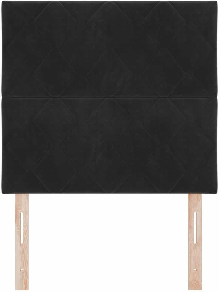 Galvūgalis Juodas 100 cm Aksomas