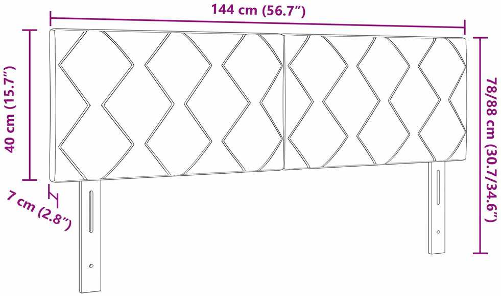 Galvūgalis Mėlyna 144 cm audinys