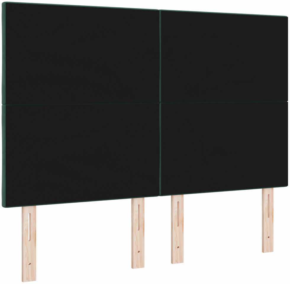 Galvūgalis Tamsiai žalia 160 cm Aksomas