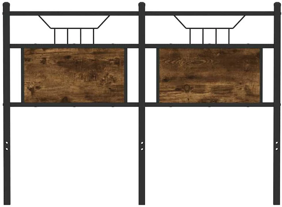 Pakaitinis galvūgalis, dūminio ąžuolo spalvos, 120cm, mediena ir plienas