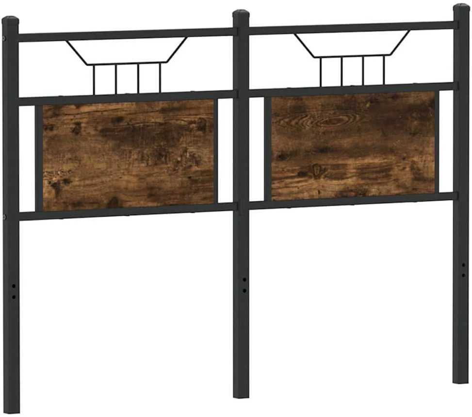 Pakaitinis galvūgalis, dūminio ąžuolo spalvos, 120cm, mediena ir plienas