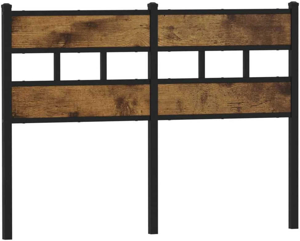 Galvūgalis, dūminio ąžuolo spalvos, 120cm, geležis ir mediena