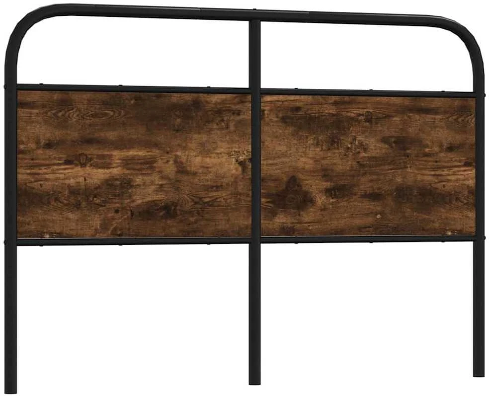 Pakaitinis galvūgalis, dūminio ąžuolo spalvos, 135 cm, plienas ir mediena