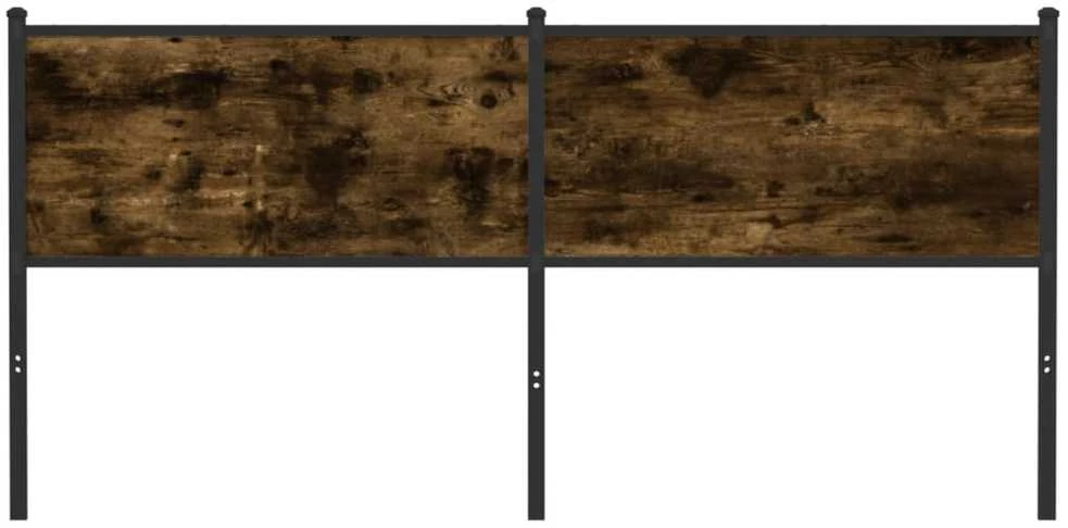 Pakaitinis galvūgalis, dūminio ąžuolo spalvos, 180cm, mediena ir plienas