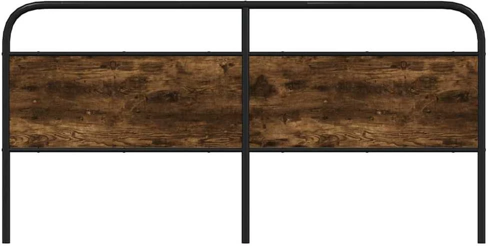 Pakaitinis galvūgalis, dūminio ąžuolo spalvos, 200 cm, plienas ir mediena