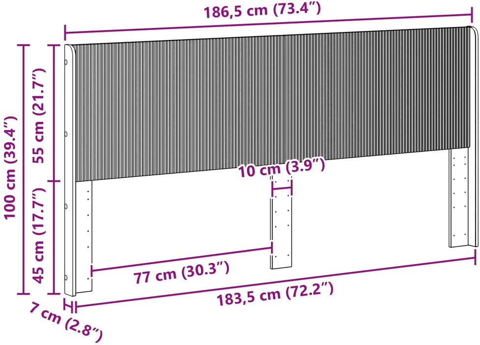 Galvūgalis Itin blizgi balta Apdirbta mediena