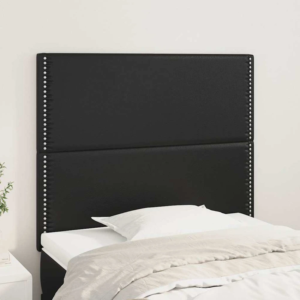 Galvūgalis, 2vnt., juodos spalvos, 100x5x78/88 cm, dirbtinė oda