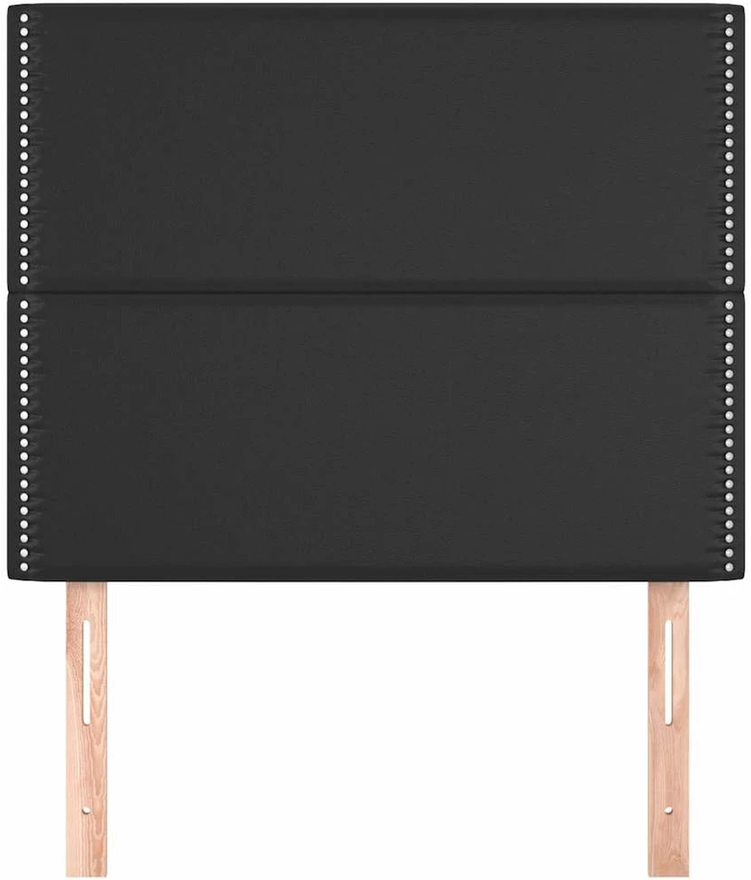 Galvūgalis, 2vnt., juodos spalvos, 100x5x78/88 cm, dirbtinė oda