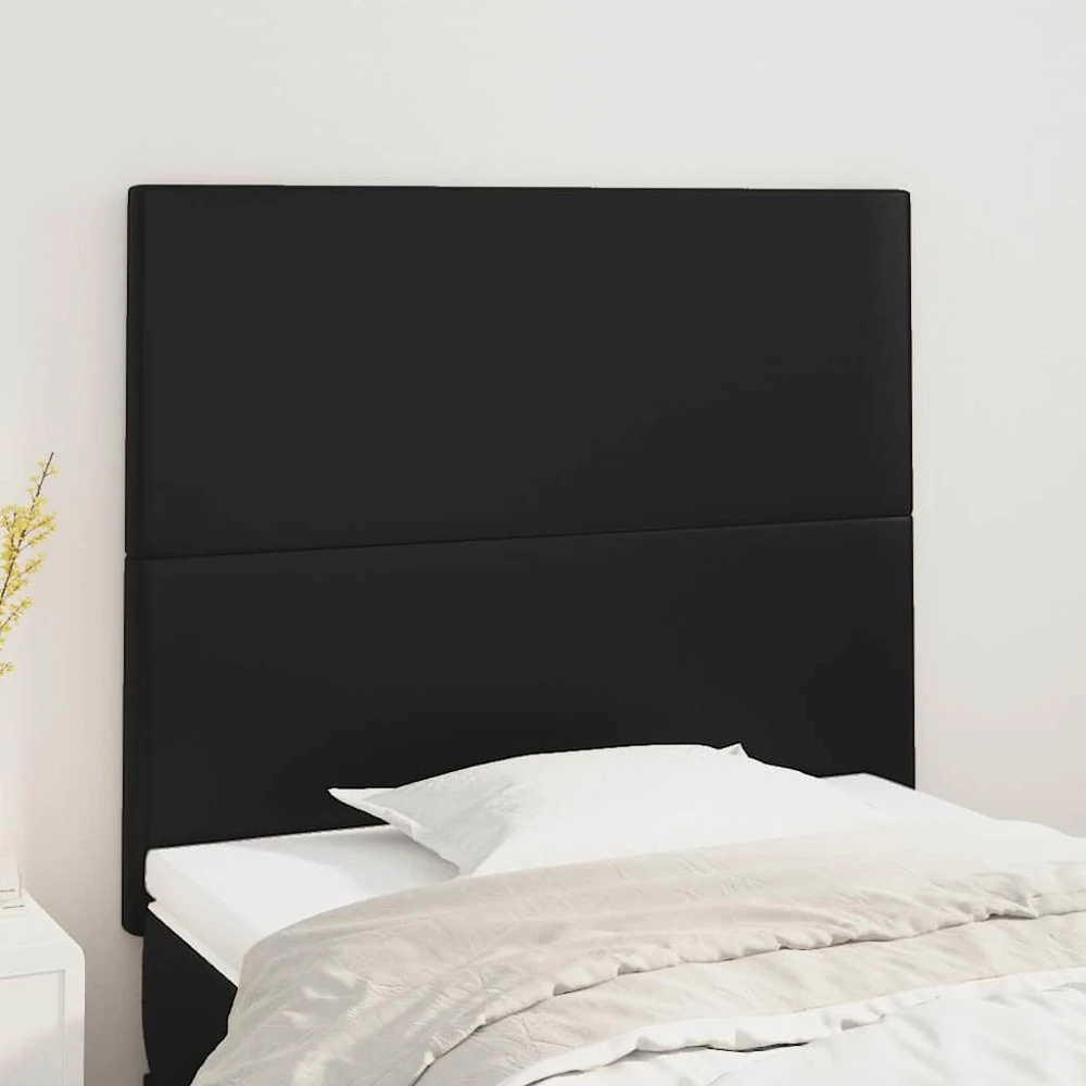 Galvūgalis, 2vnt., juodos spalvos, 100x5x78/88 cm, dirbtinė oda