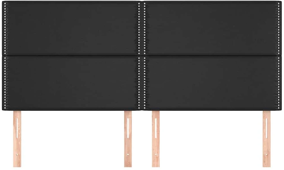 Galvūgalis, 4vnt., juodos spalvos, 100x5x78/88 cm, dirbtinė oda