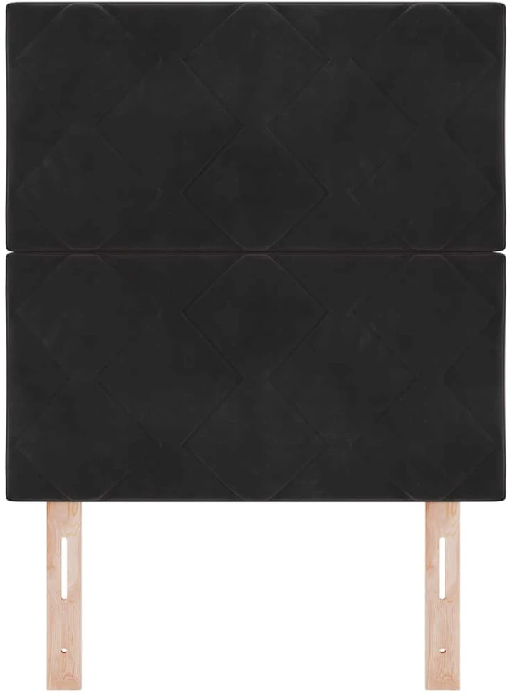Galvūgalis Juodas 80 cm Aksomas