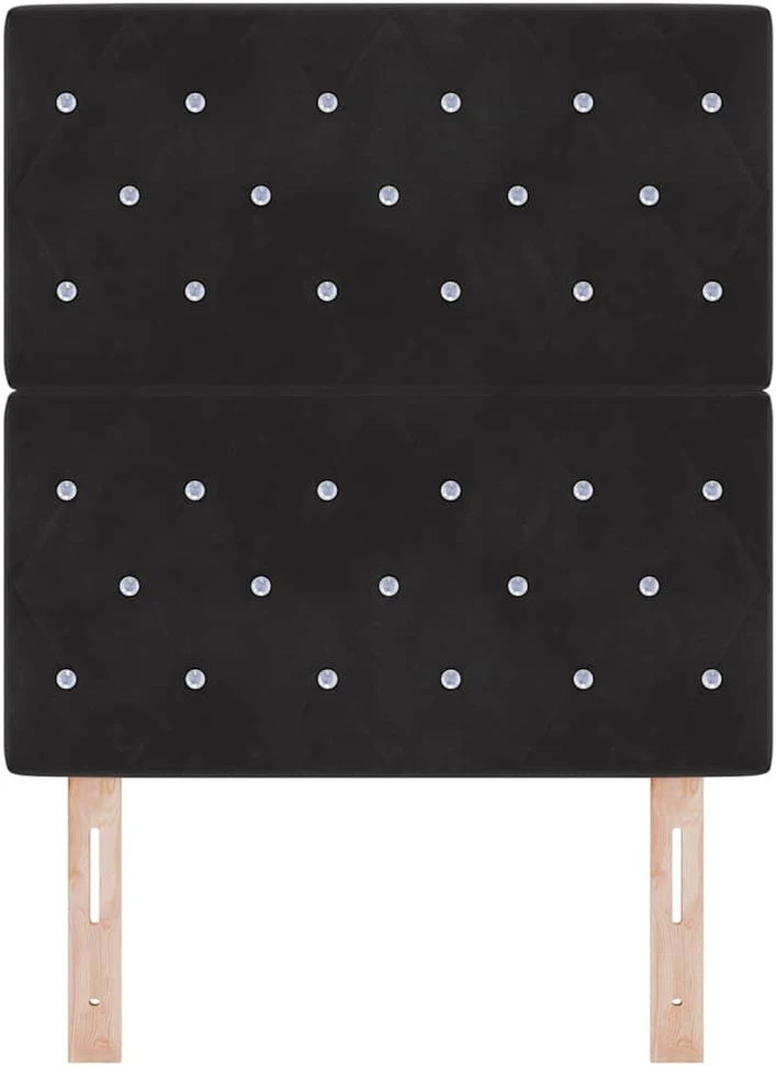 Galvūgalis Juodas 80 cm Aksomas