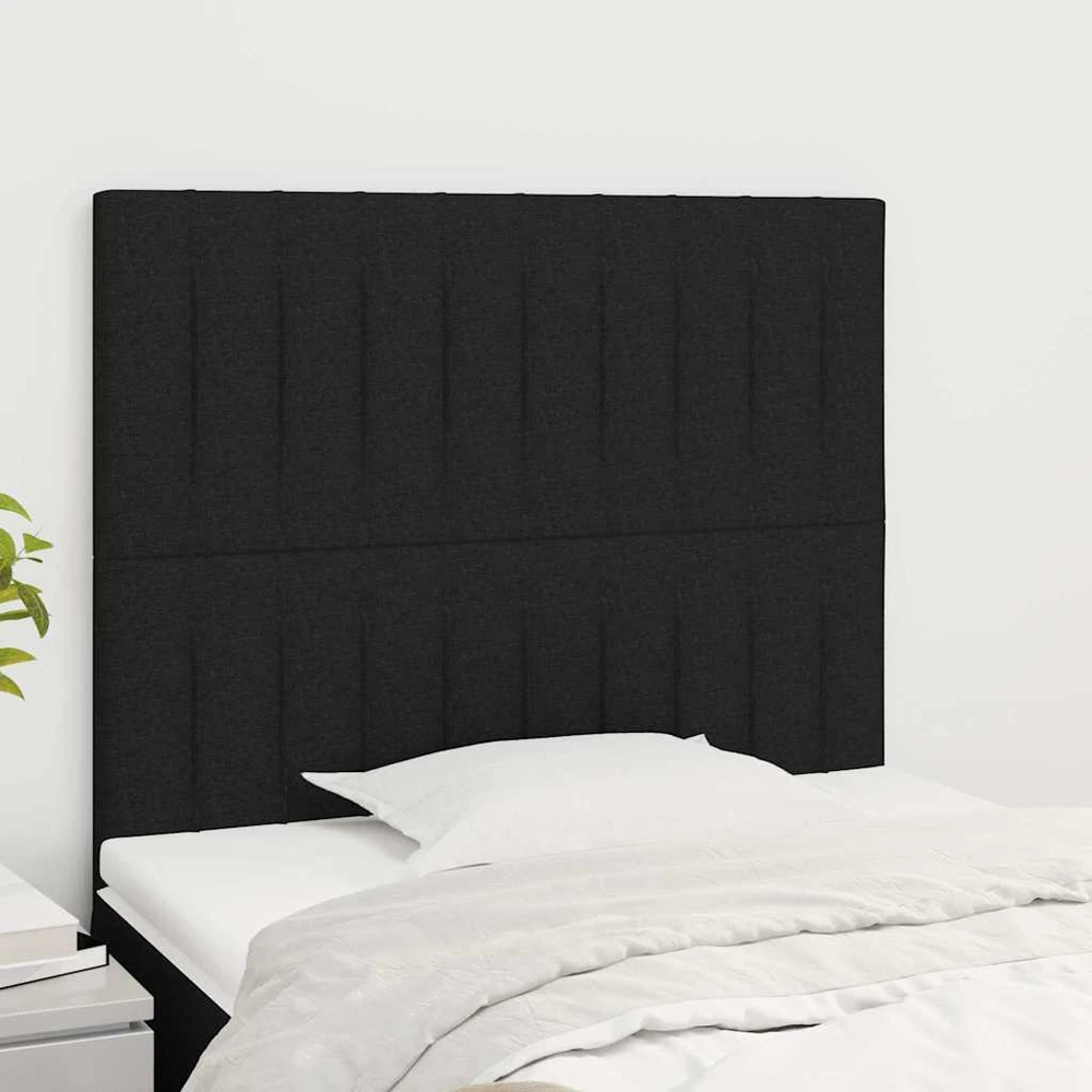 Galvūgalis, 2vnt. juodos spalvos, 90x5x78/88cm, audinys