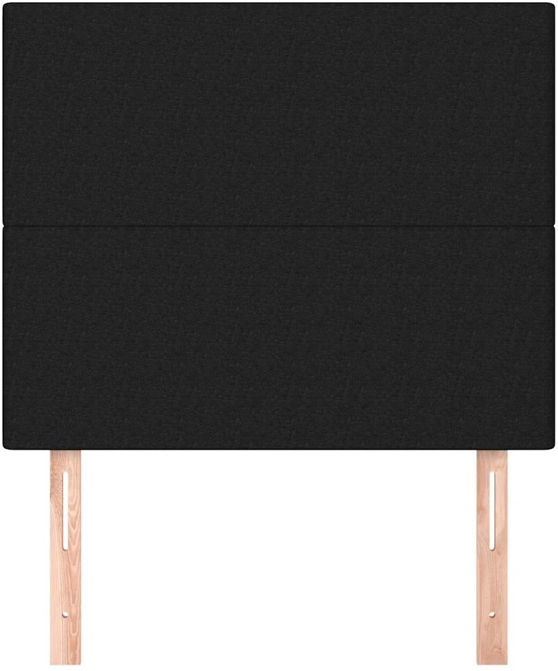 Galvūgalis, 2vnt. juodos spalvos, 90x5x78/88cm, audinys