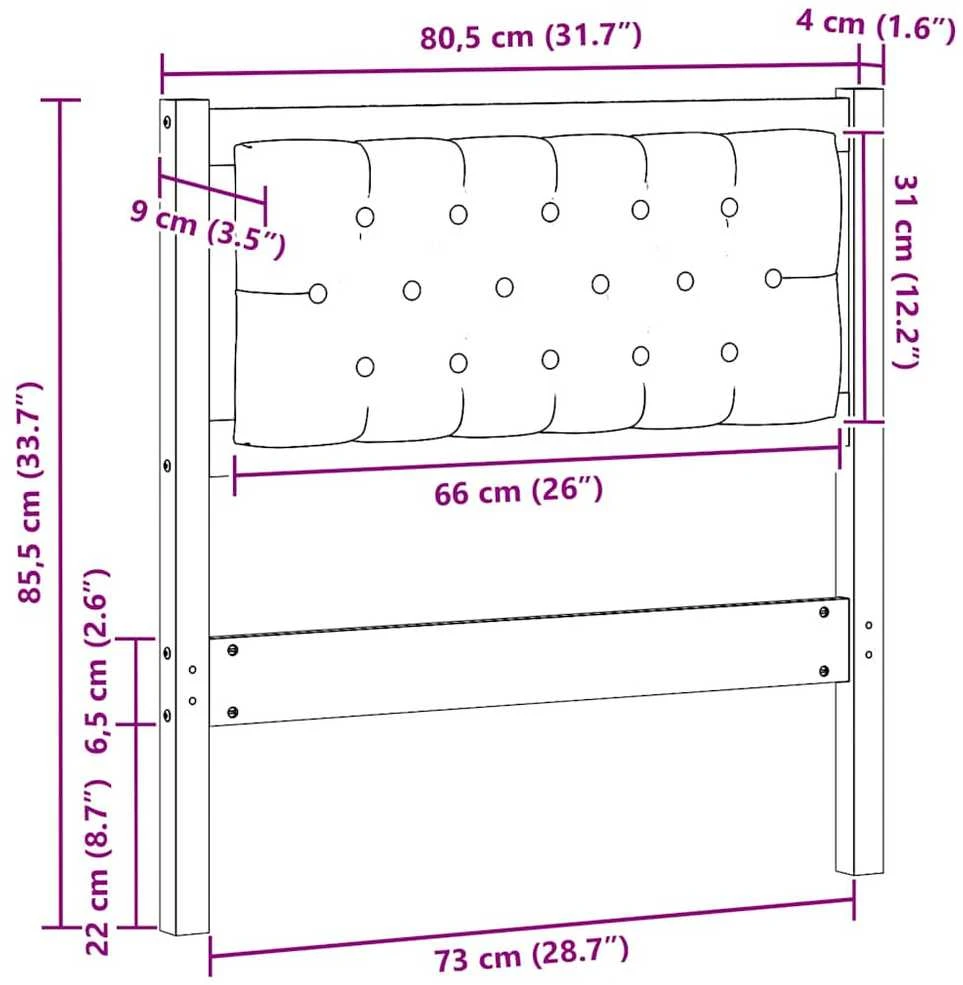 Galvūgalis Kita Ruda ir taupe 75 cm Pušies masyvas