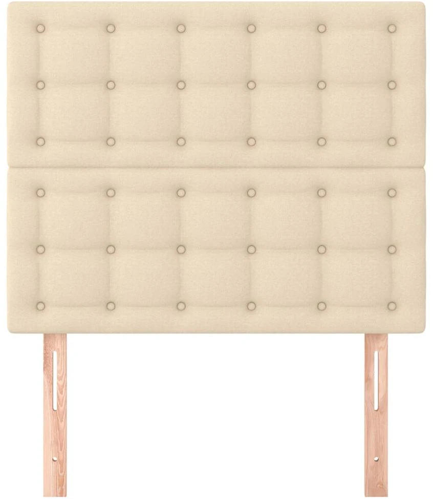 Galvūgalis, 2vnt., kreminės spalvos, 100x5x78/88cm, audinys