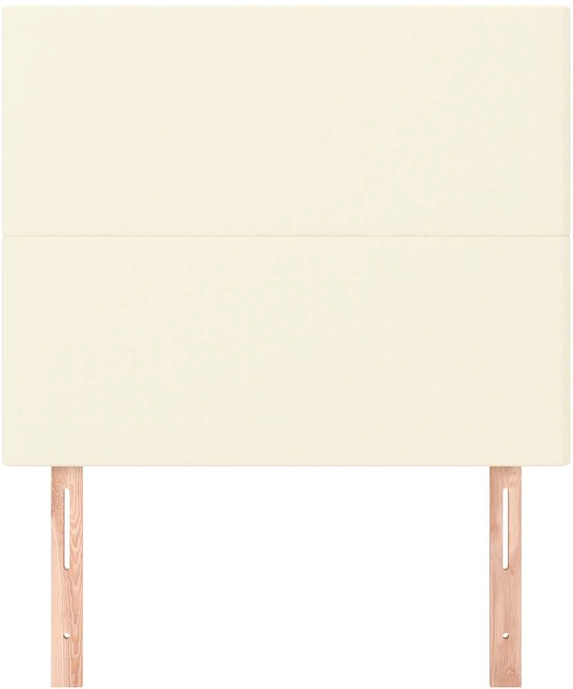 Galvūgaliai, 2vnt., kreminiai, 80x5x78/88 cm, dirbtinė oda