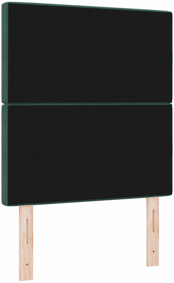 Galvūgalis Tamsiai žalia 80 cm Aksomas