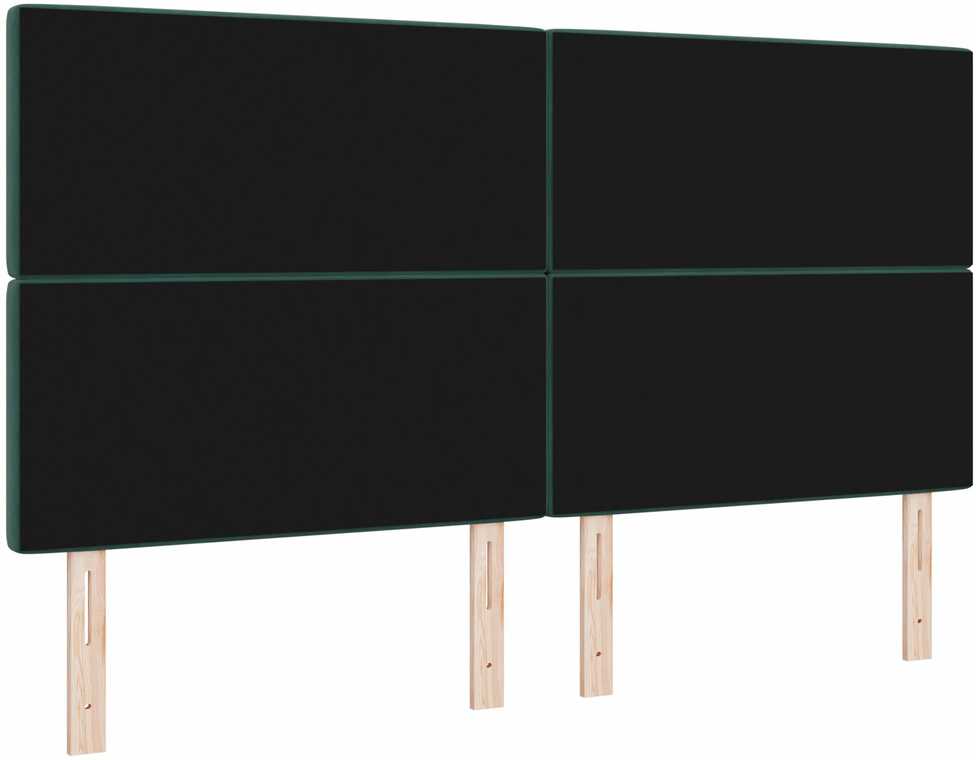 Galvūgalis Tamsiai žalia 180 cm Aksomas