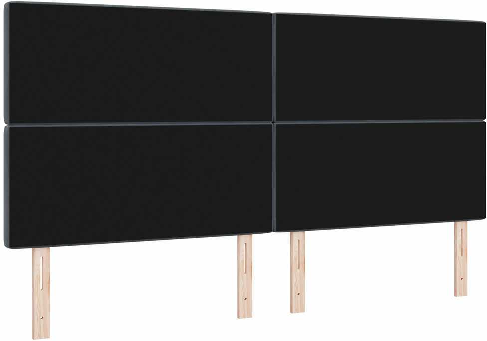 Galvūgalis Tamsiai pilka 200 cm Aksomas