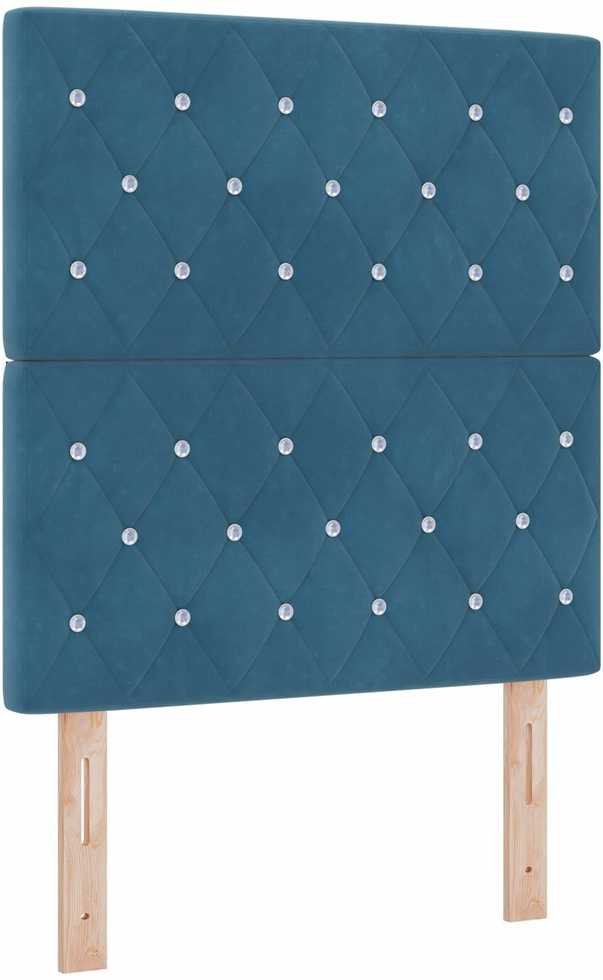 Galvūgalis Tamsiai mėlyna 80 cm Aksomas