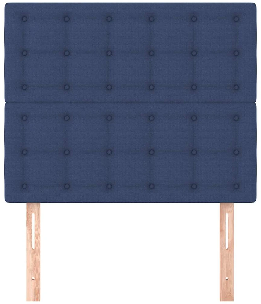 Galvūgalis, 2vnt., mėlynos spalvos, 100x5x78/88cm, audinys
