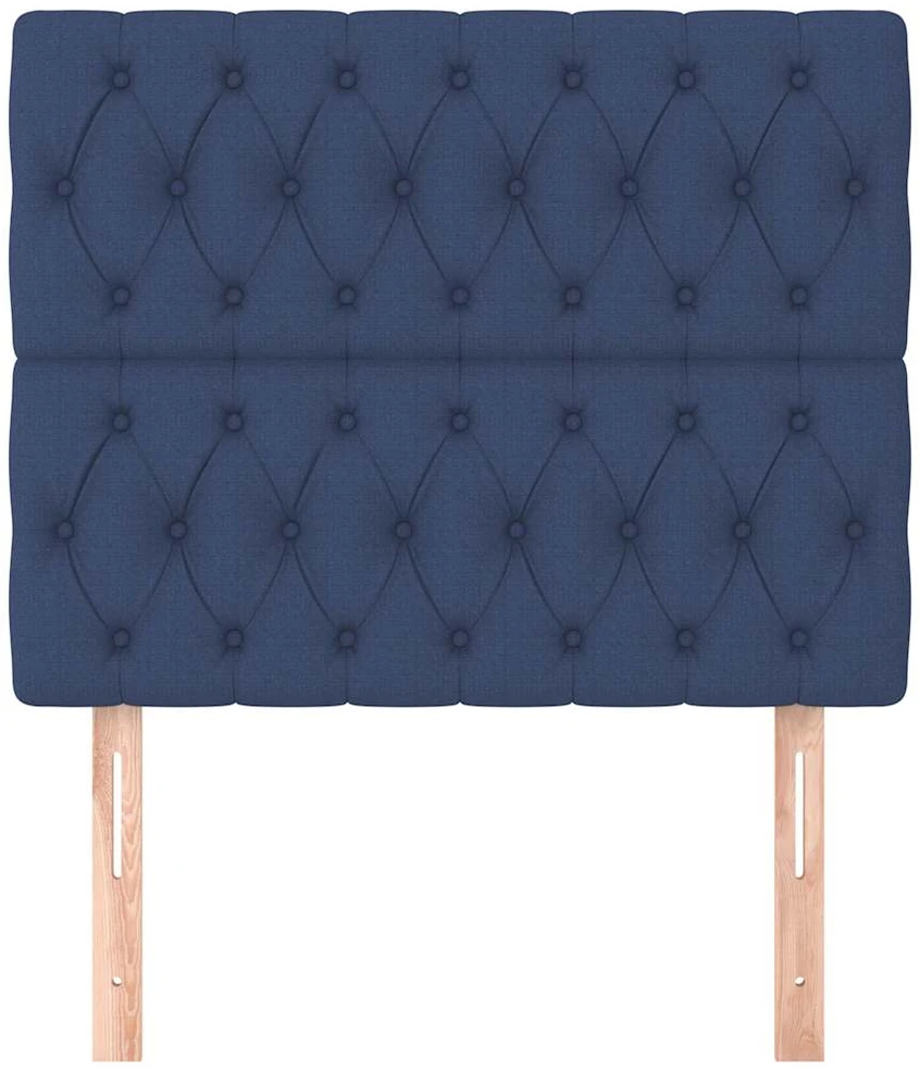 Galvūgalis, 2vnt., mėlynos spalvos, 100x7x78/88cm, audinys