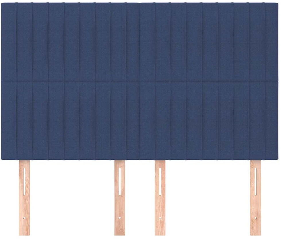 Galvūgaliai, 4vnt., mėlynos spalvos, 72x5x78/88cm, audinys