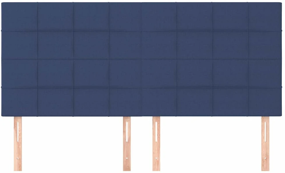 Galvūgalis, 4vnt., mėlynos spalvos, 80x5x78/88cm, audinys